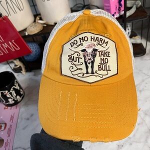 Junk Gypsy Yellow Cap with Bull Patch
